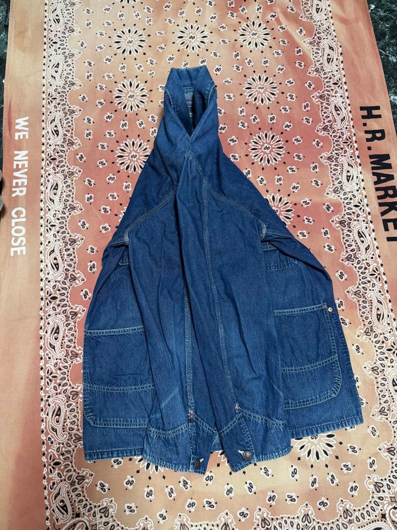 BLUE BLUE ブルーブルー　カバーオール　デニム　サイズ３　HRM