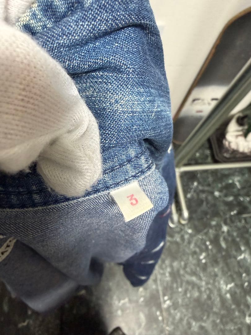 BLUE BLUE ブルーブルー　カバーオール　デニム　サイズ３　HRM