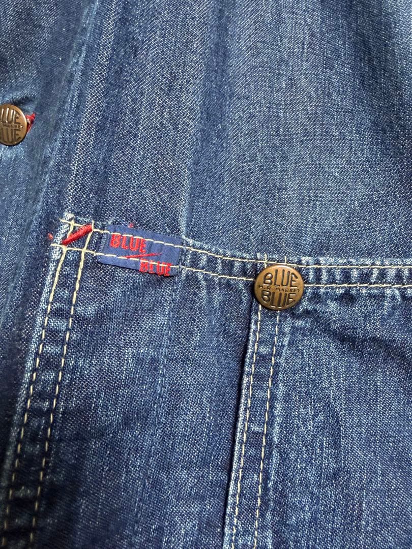 BLUE BLUE ブルーブルー　カバーオール　デニム　サイズ３　HRM