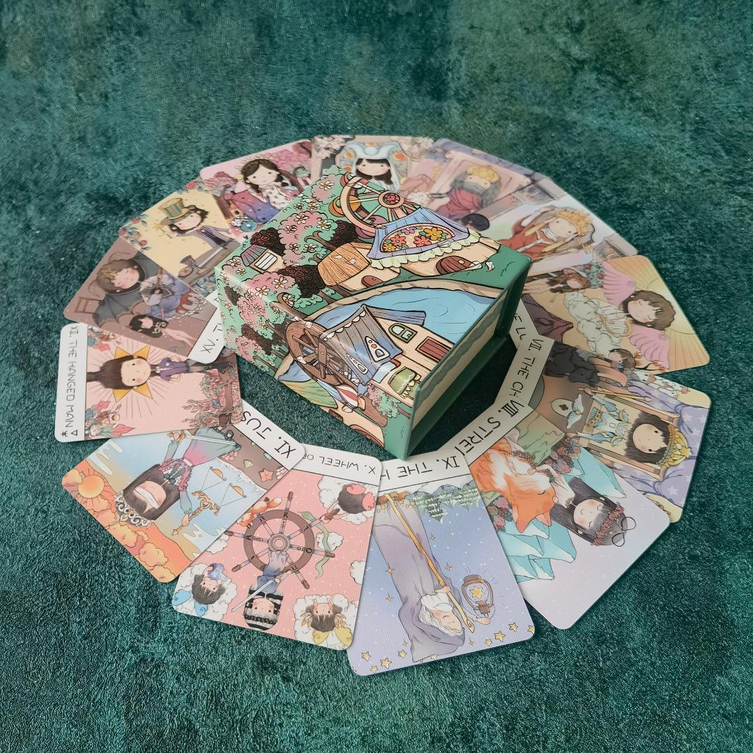【正規品タロットカード】少女マンガのような可愛い絵柄✨ハニーナイトタロット・ミニ