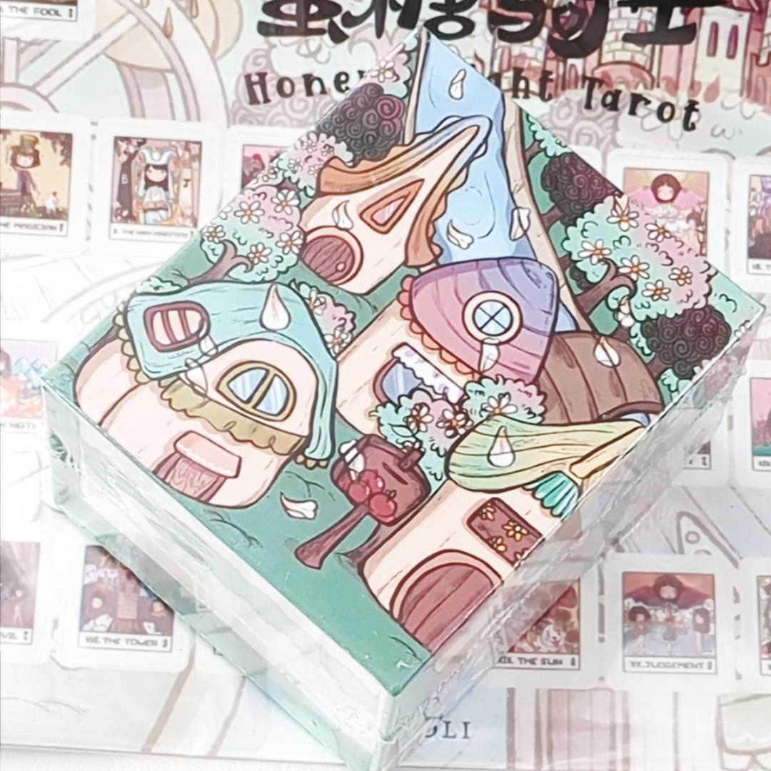 【正規品タロットカード】少女マンガのような可愛い絵柄✨ハニーナイトタロット・ミニ