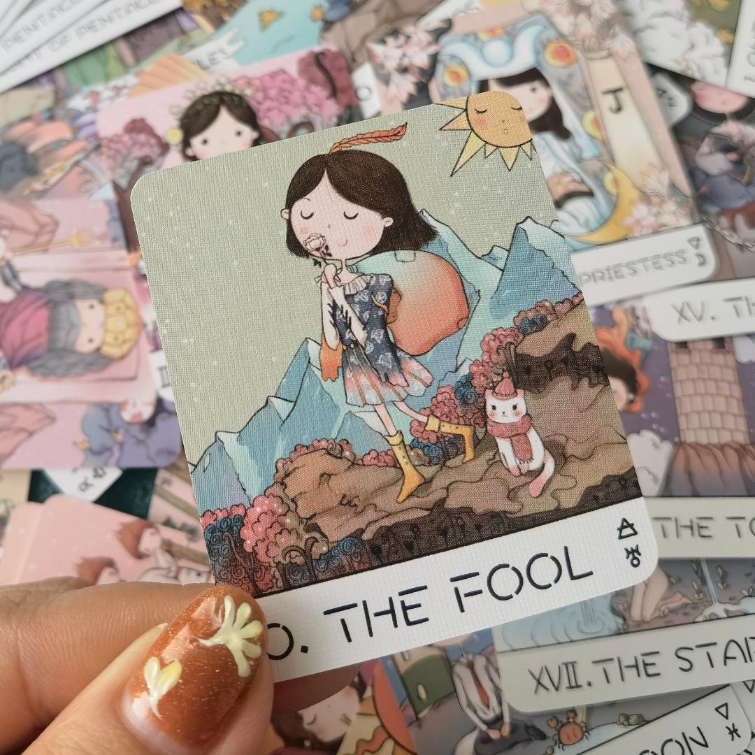 【正規品タロットカード】少女マンガのような可愛い絵柄✨ハニーナイトタロット・ミニ