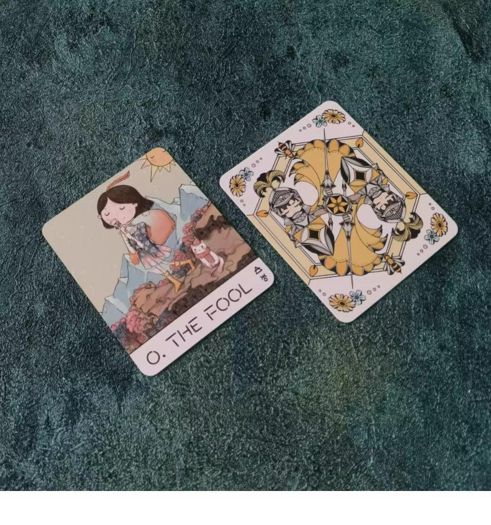 【正規品タロットカード】少女マンガのような可愛い絵柄✨ハニーナイトタロット・ミニ