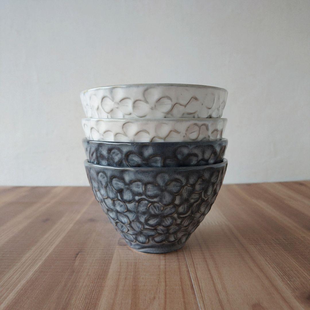 とびかんな浅鉢 茶４枚・小花ボウル８個