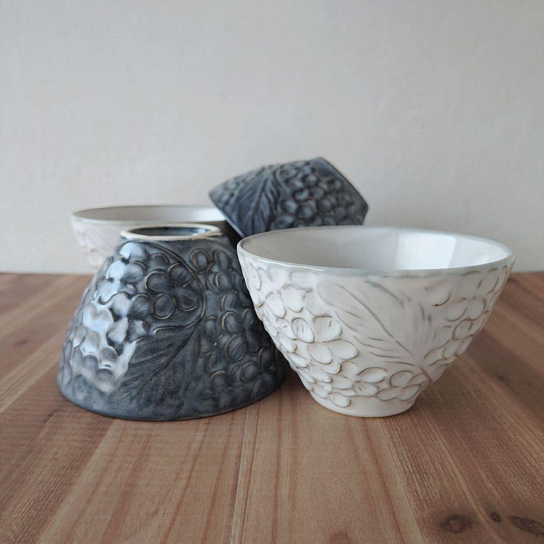 とびかんな浅鉢 茶４枚・小花ボウル８個