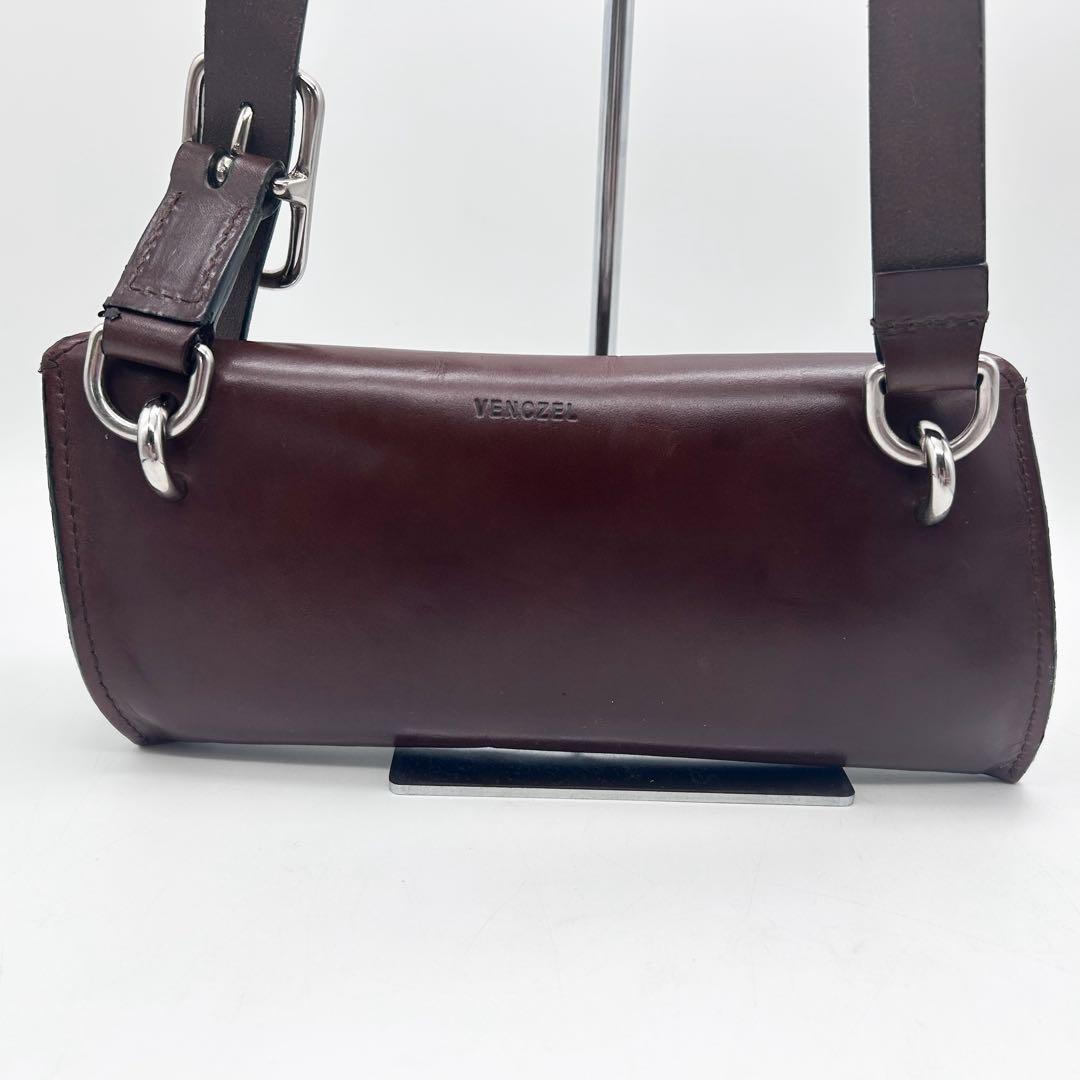高級感✨VENCZEL ショルダーバッグ ブラウン V8S