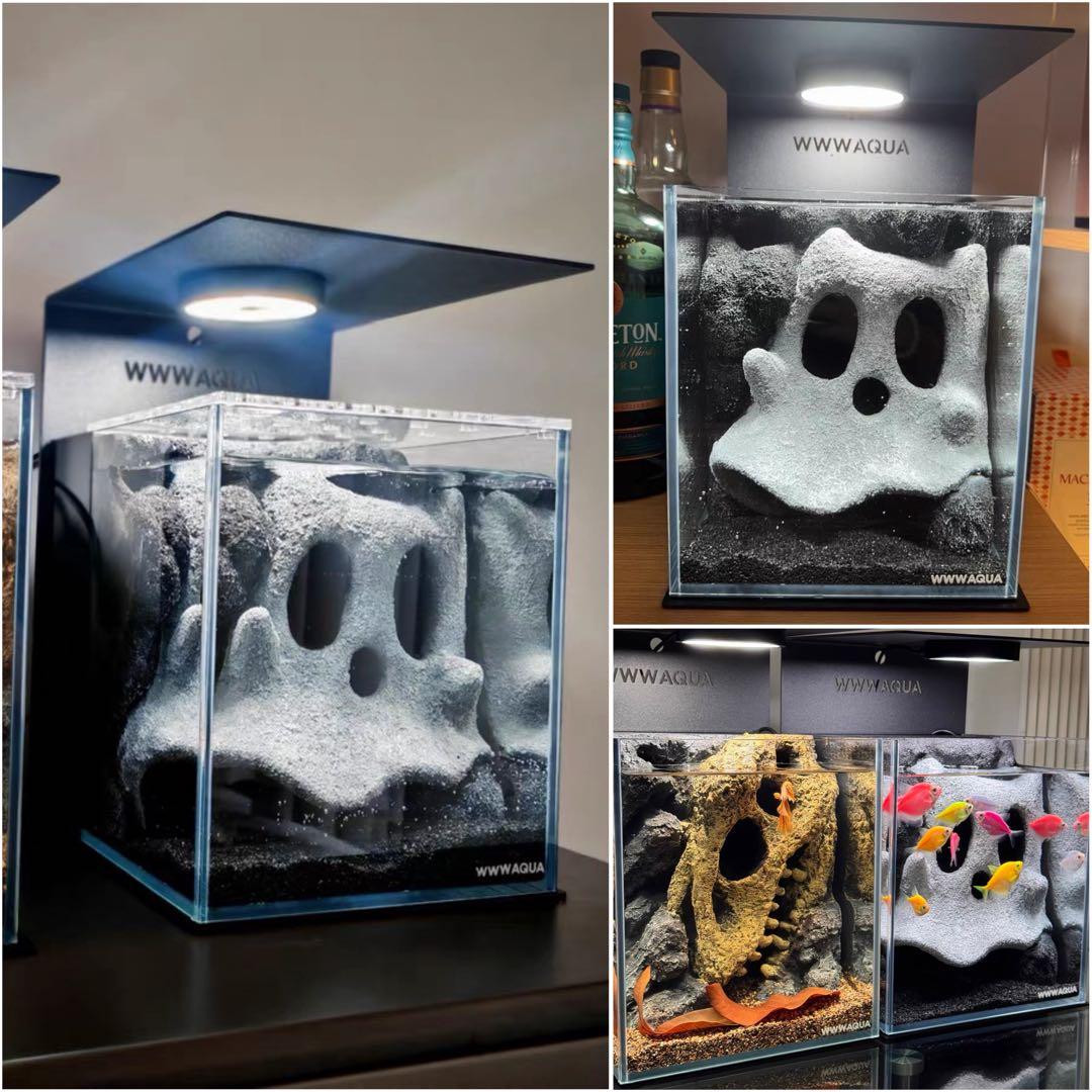 WWW AQUA 水槽 オールインワン アクアリウム ベタ ジオラマ 観賞魚