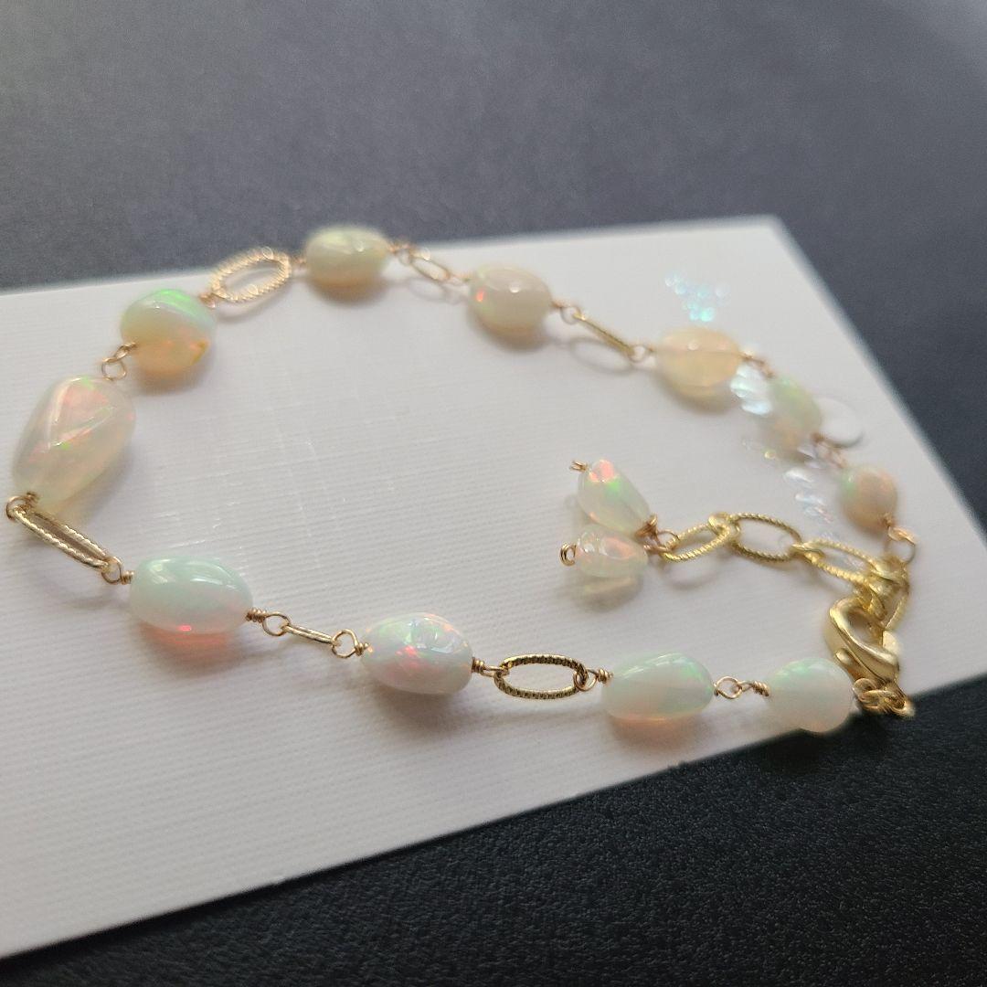【0726】おまとめ3点 ブレスレット プレシャスオパール※超高品質