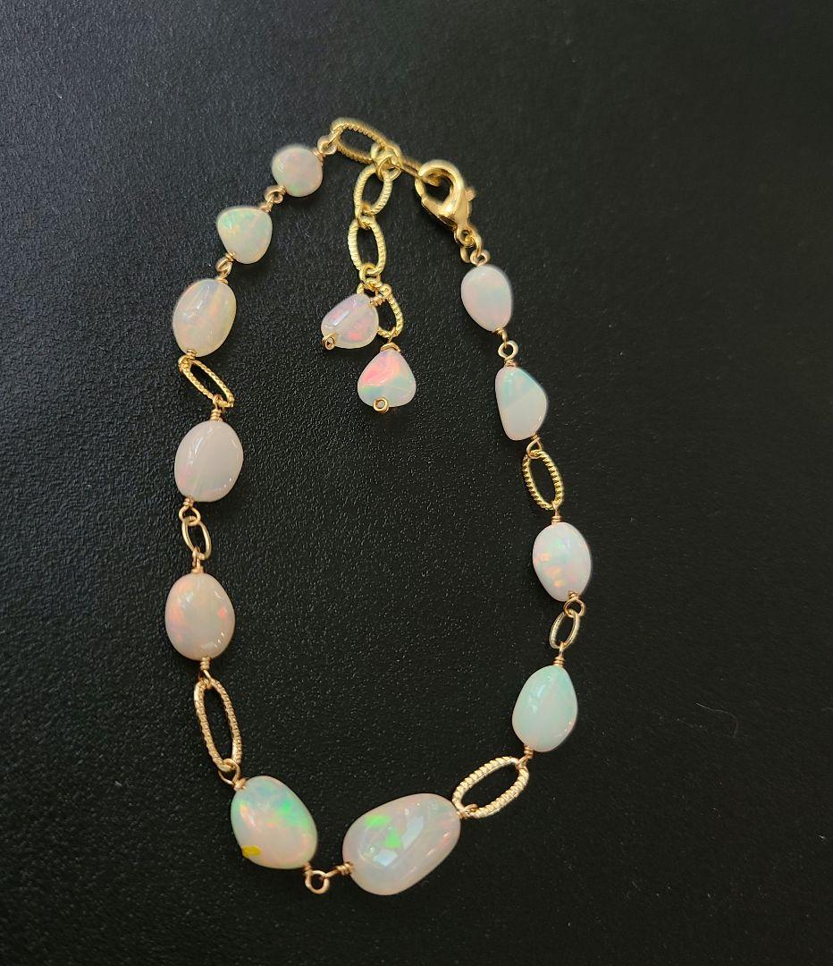 【0726】おまとめ3点 ブレスレット プレシャスオパール※超高品質
