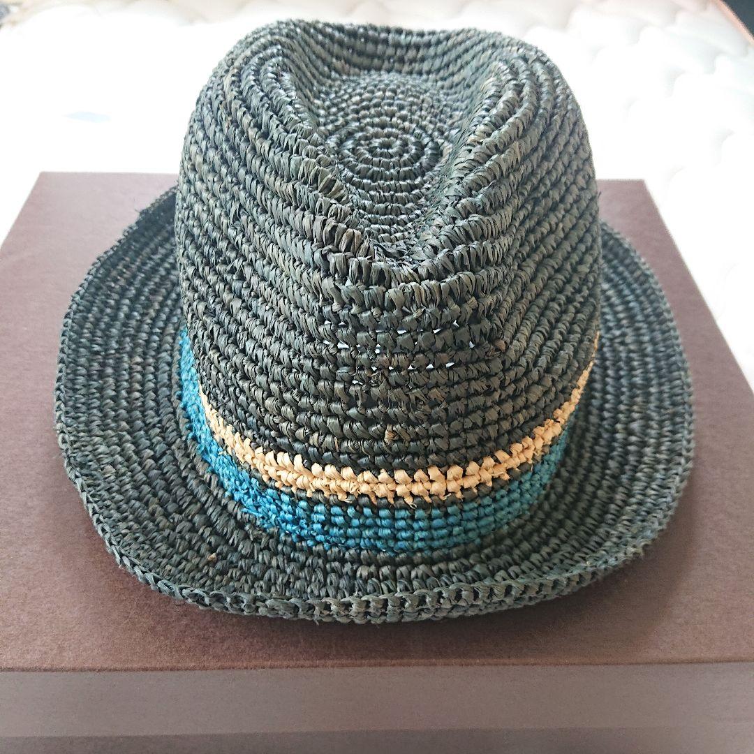 新品 コーチ ストローハット