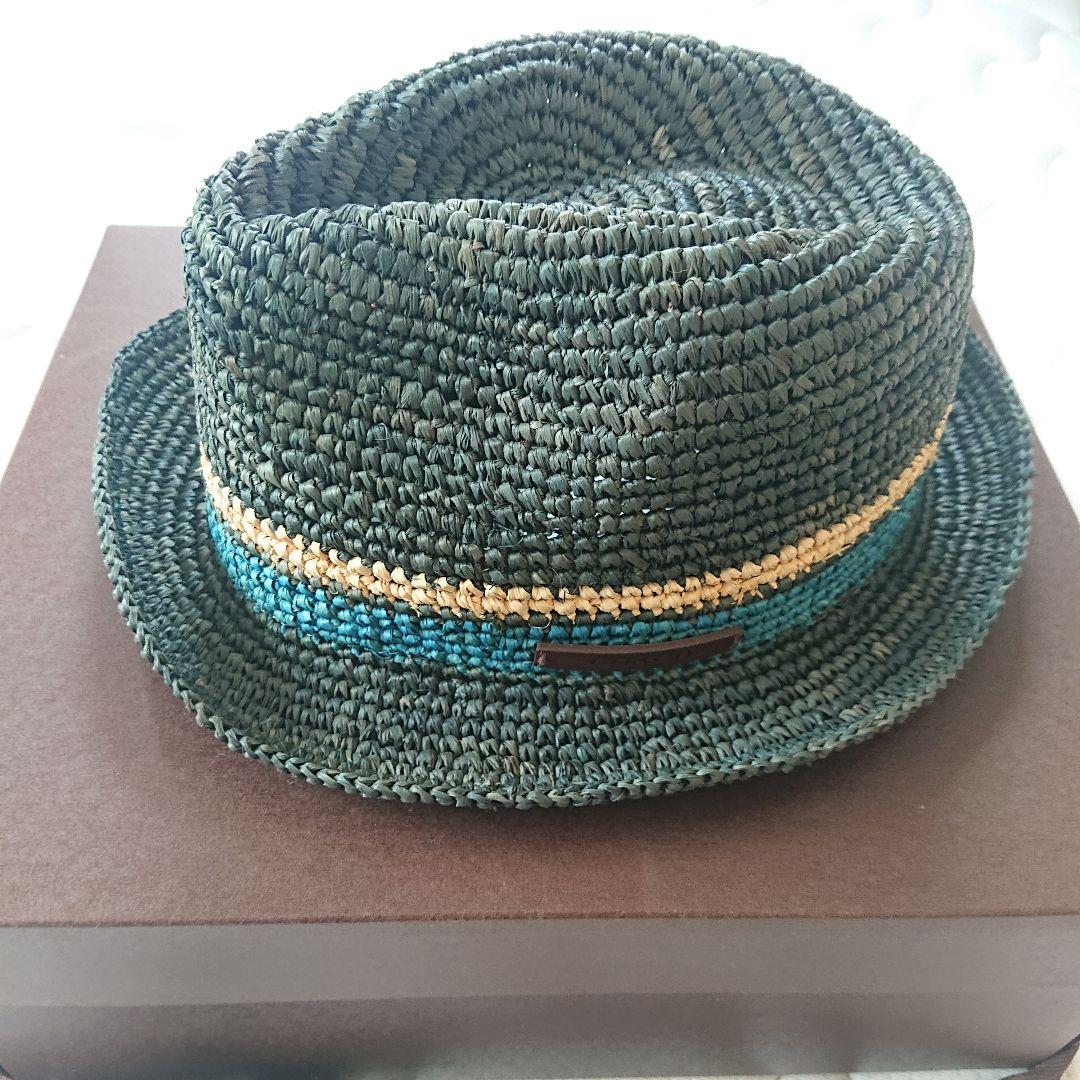 新品 コーチ ストローハット