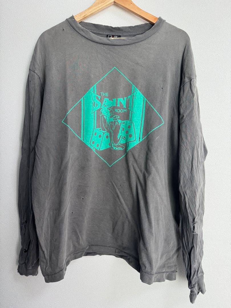 トップス SAINT MICHAELxSHERMER L/S TEE SAINT ROOM