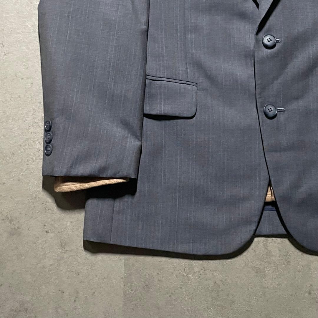 特注【vintage】セットアップ シングルスーツ カジュアル　くすみブルー