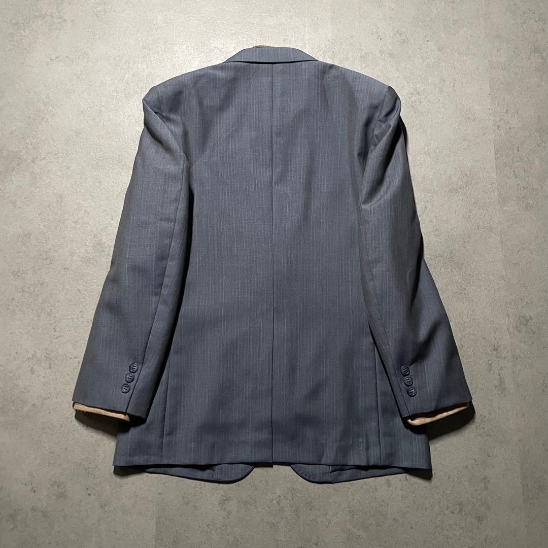 特注【vintage】セットアップ シングルスーツ カジュアル　くすみブルー