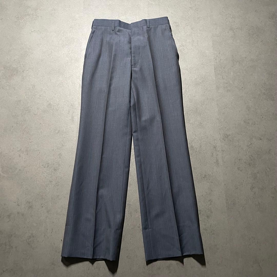 特注【vintage】セットアップ シングルスーツ カジュアル　くすみブルー