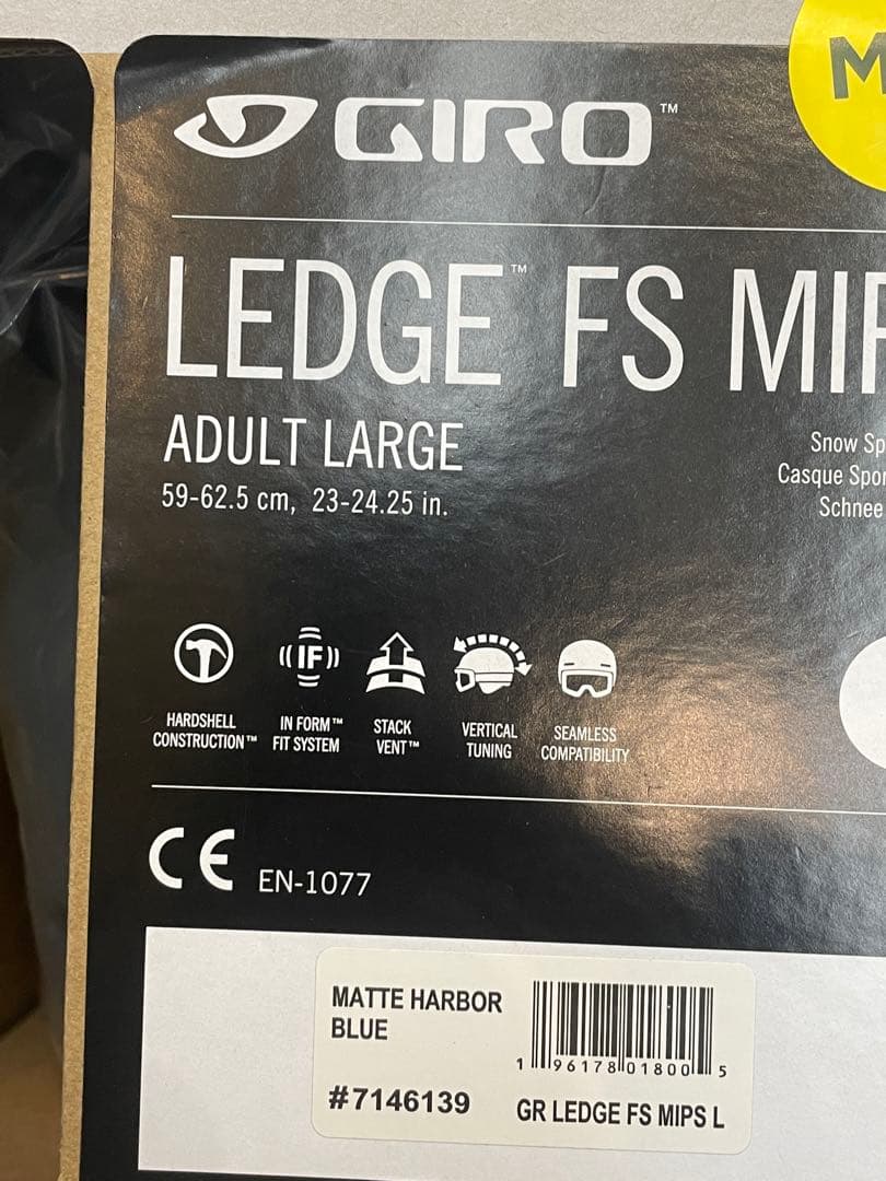 giro ヘルメット新品未使用LEDGE FS MIPS L