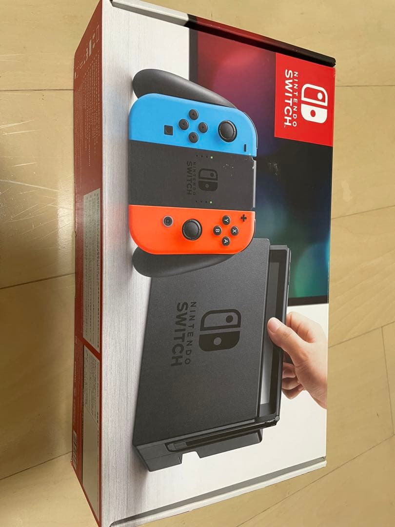 【箱付き】Nintendo Switch ネオンブルー/レッド 本体