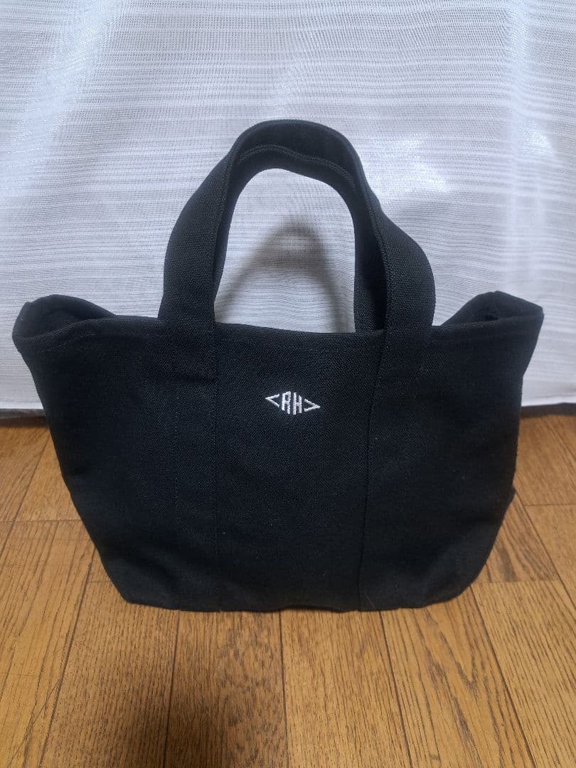 RHINOロンハーマン オーガニックキャンバストート ブラックS