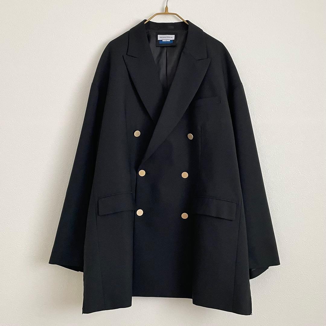 美品 MAISON SPECIAL ピークドラペルプライムオーバーダブルブレザー