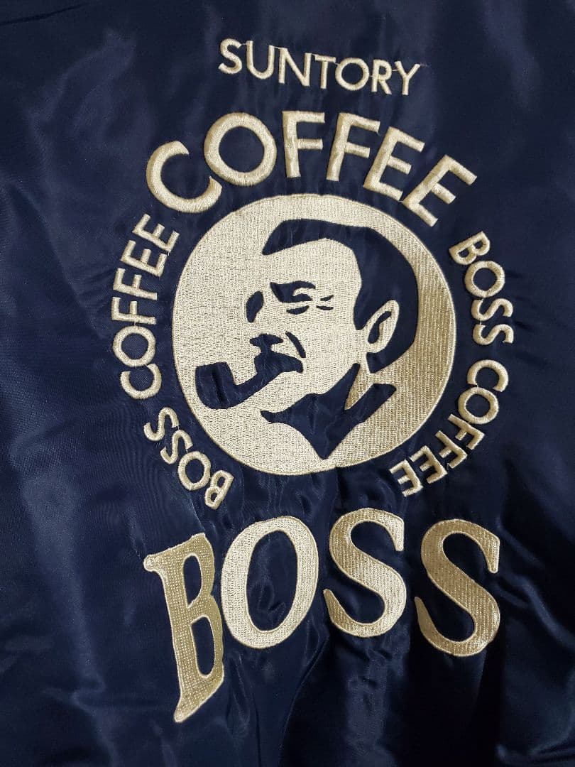 SUNTORY BOSSジャン MA-1ジャケット ネイビー