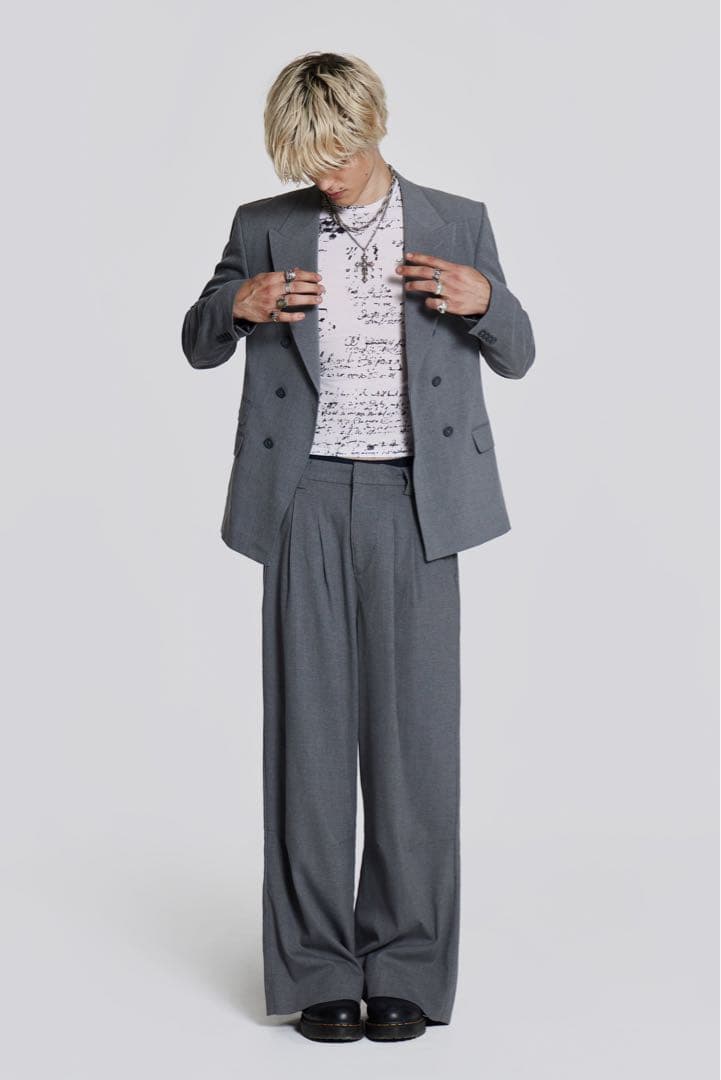 JADED LONDON Grey Goliath Trousers スラックス