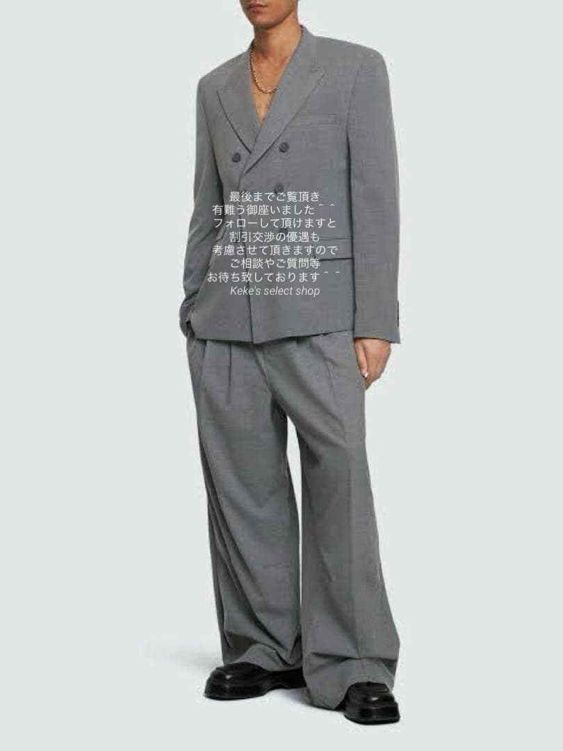 JADED LONDON Grey Goliath Trousers スラックス