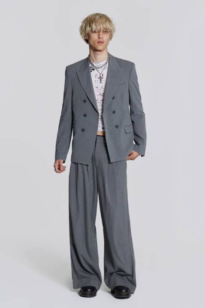 JADED LONDON Grey Goliath Trousers スラックス