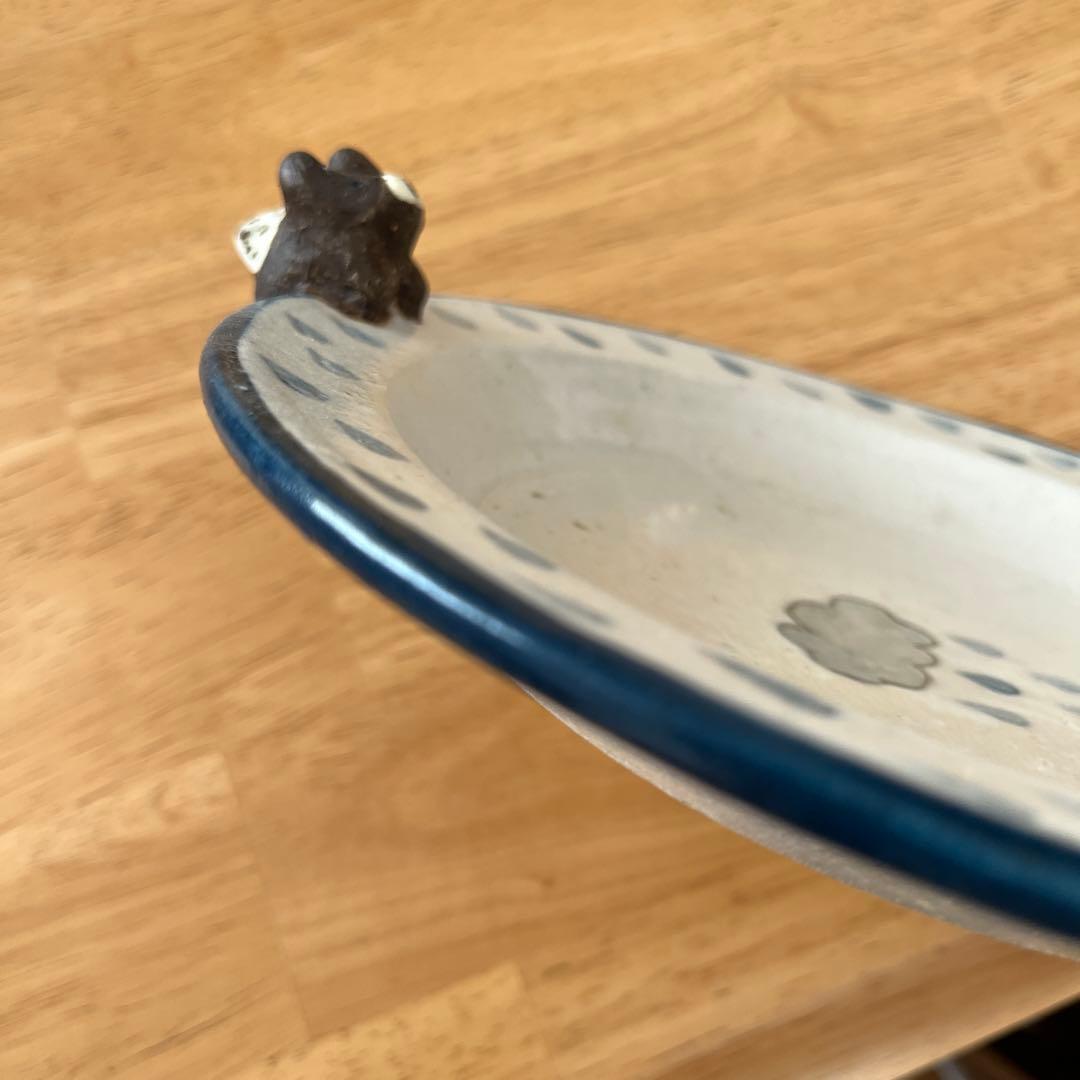 橋口敦穂　陶器　作家もの　リムプレート　お皿