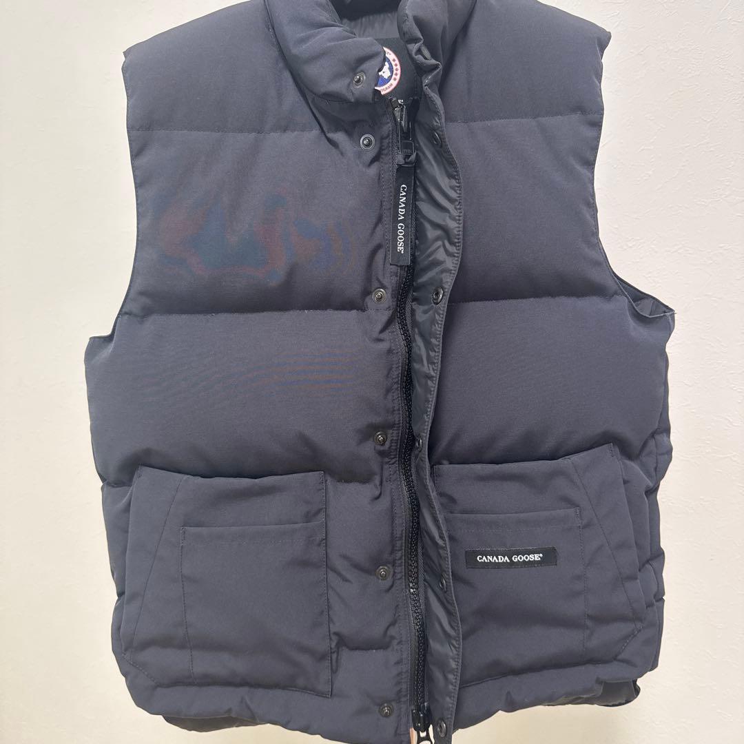 カナダグース　ダウンベスト　ネイビー　サイズS