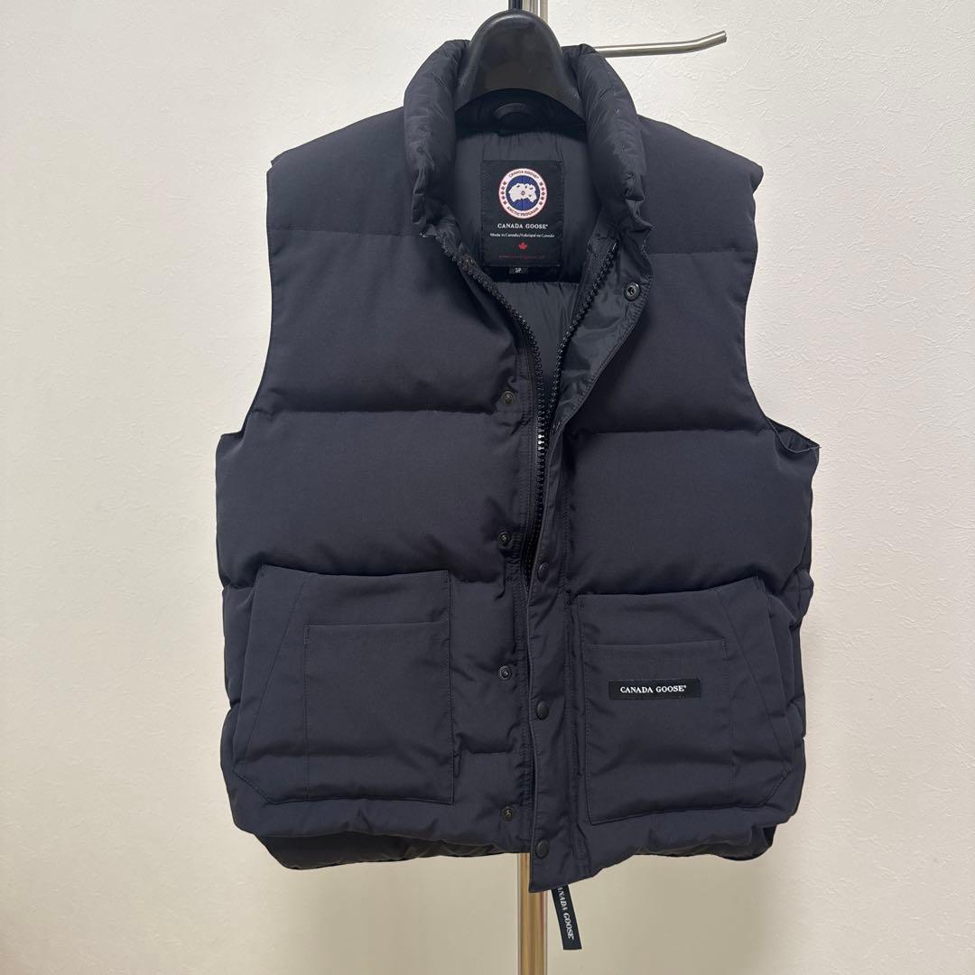 カナダグース　ダウンベスト　ネイビー　サイズS