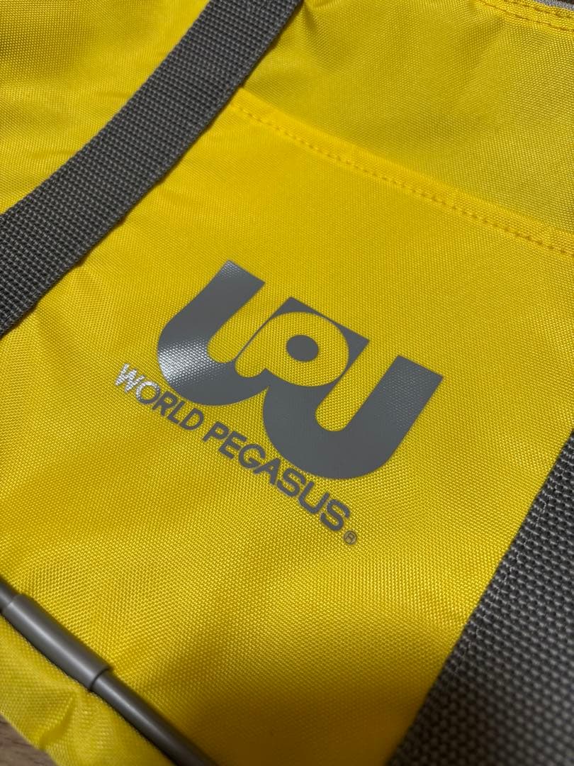 ワールドペガサス　ワッペ　スクバ　トートバッグ　黄色　旧ワッペ