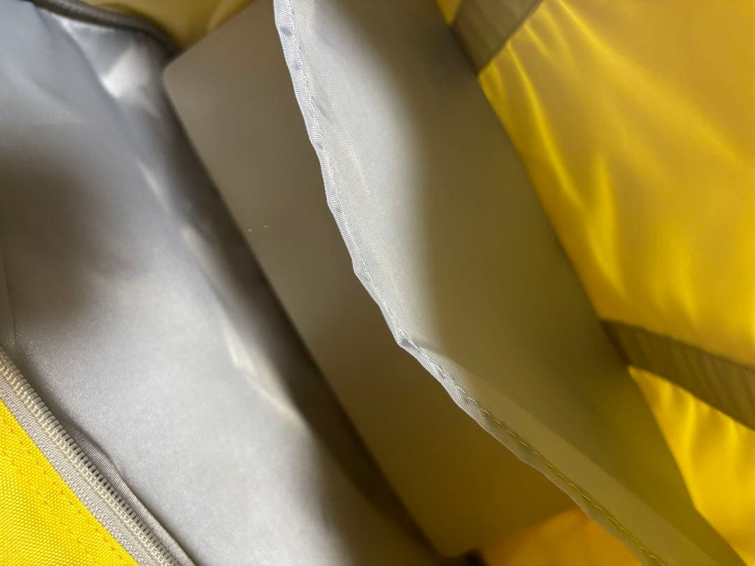 ワールドペガサス　ワッペ　スクバ　トートバッグ　黄色　旧ワッペ