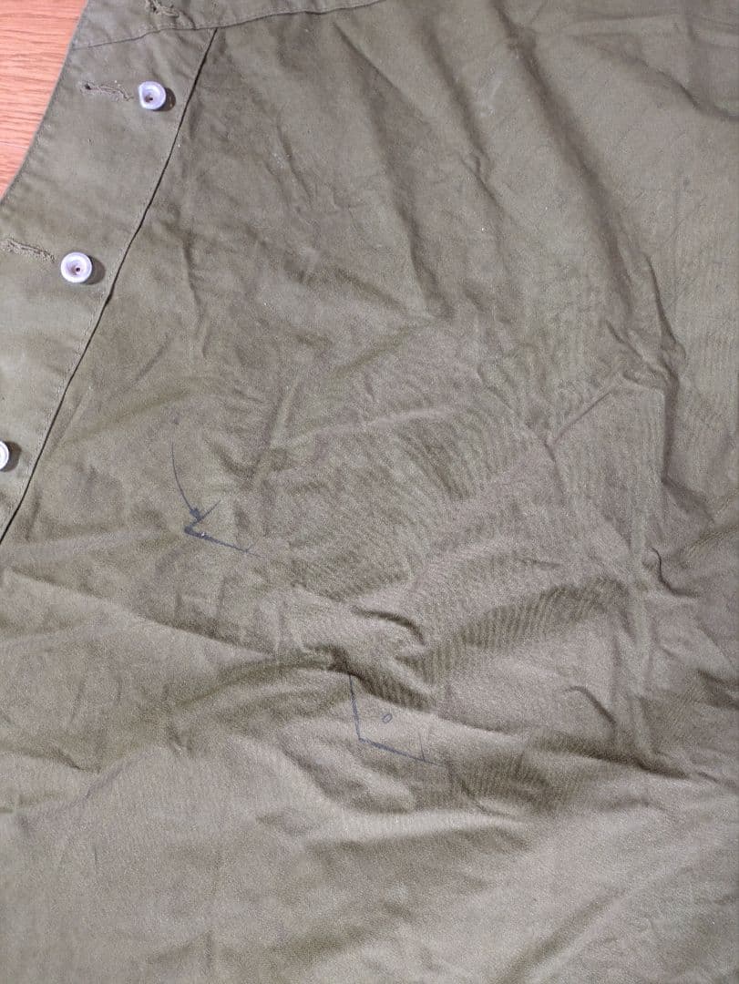 ノルウェー軍幕　2枚　used 銀ボタン　展開図あり