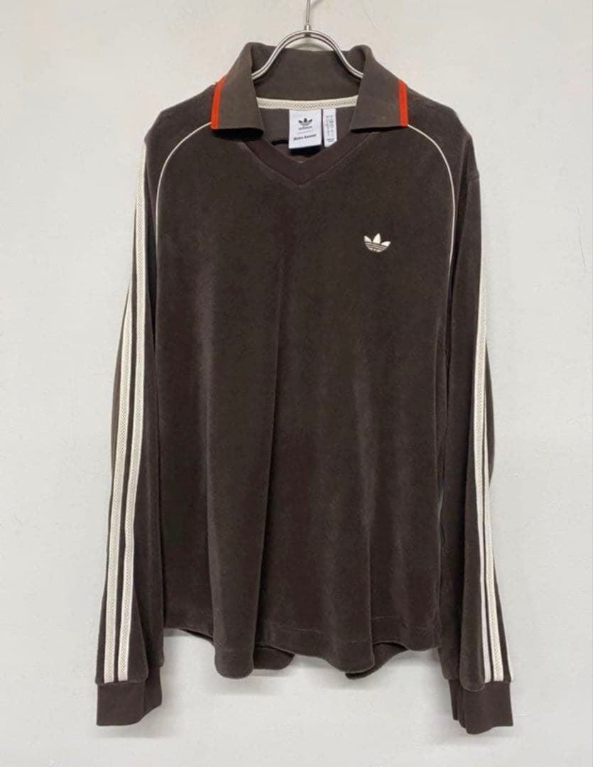 adidas Wales Bonner ブラウン ポロシャツ S