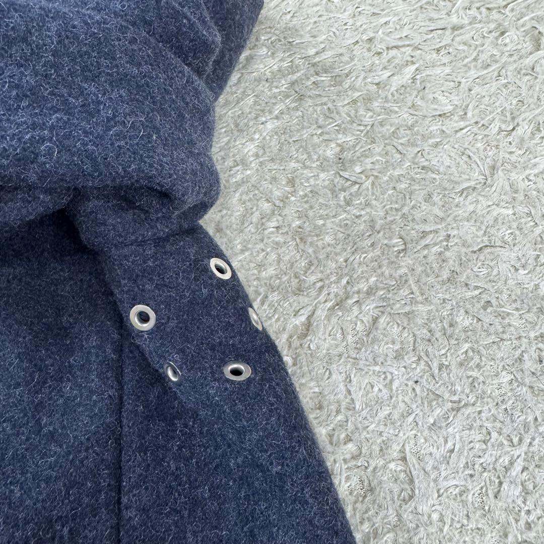 未使用級★マッキントッシュフィロソフィー メルトンコート ネイビー 36