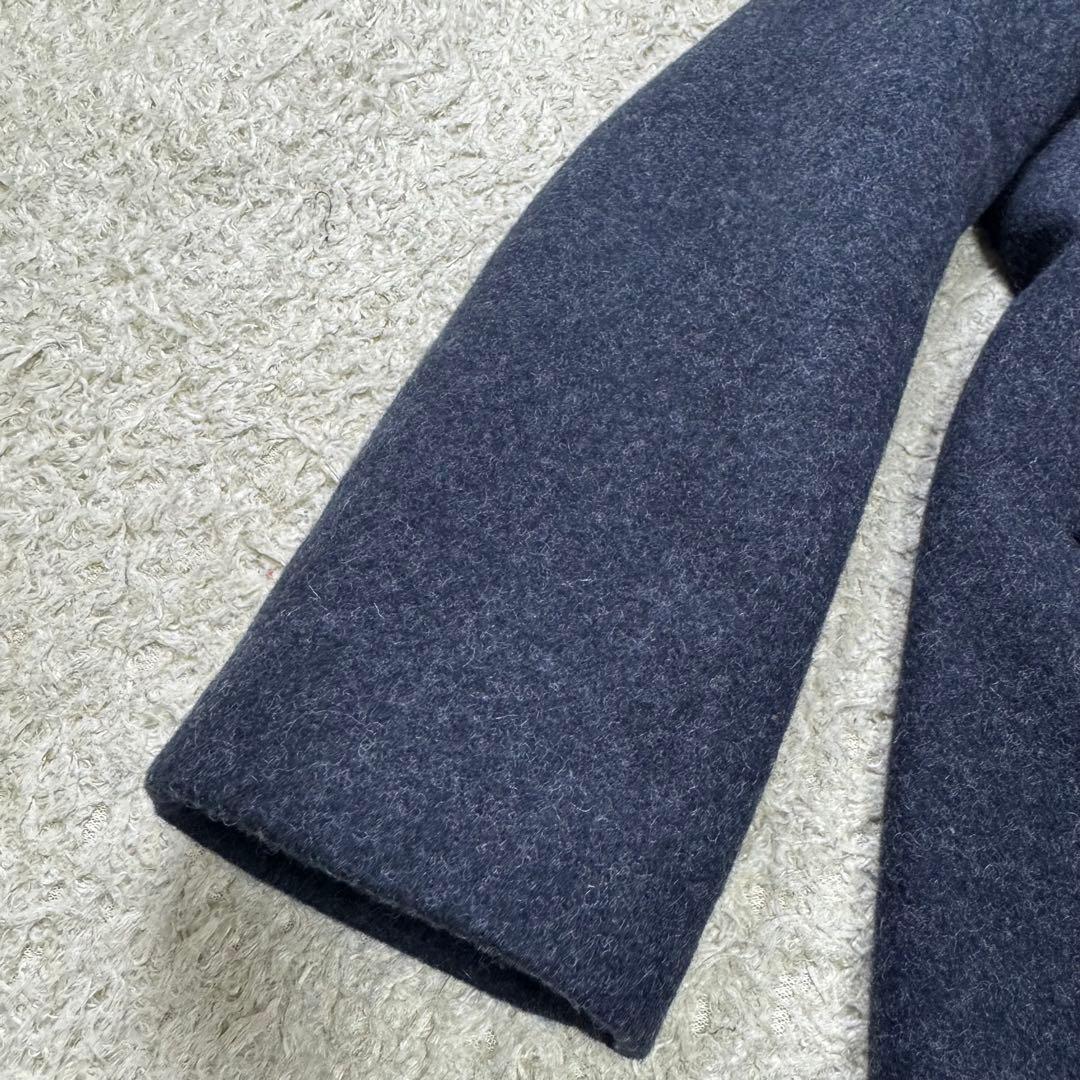 未使用級★マッキントッシュフィロソフィー メルトンコート ネイビー 36