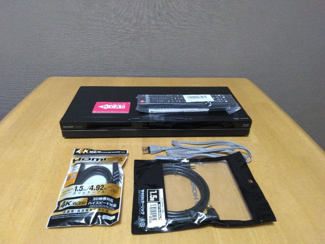 SHARP ブルーレイレコーダー　NW1100 2番組同時録画　保証付き