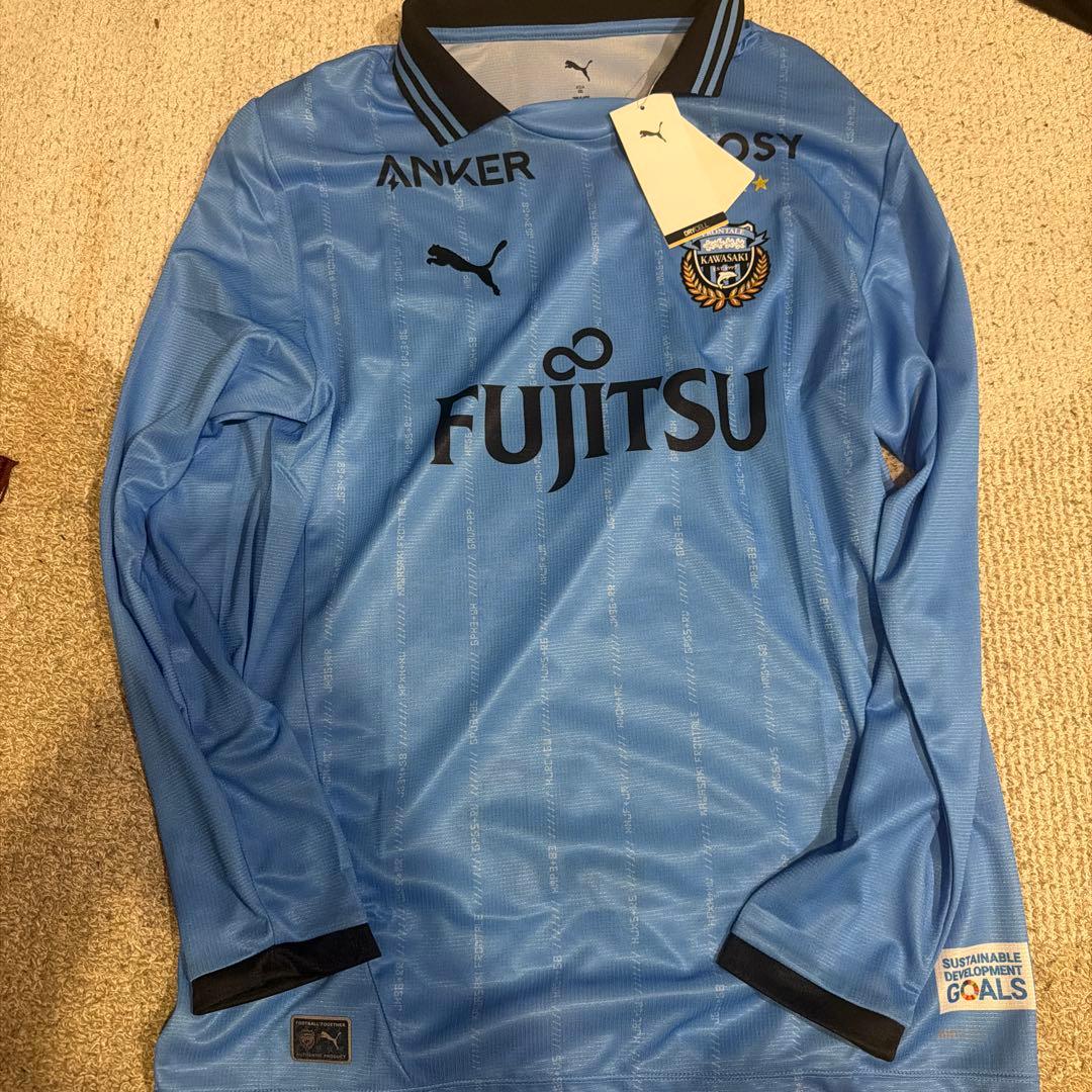 川崎フロンターレ 2025 長袖ユニフォーム 国内正規品X X L