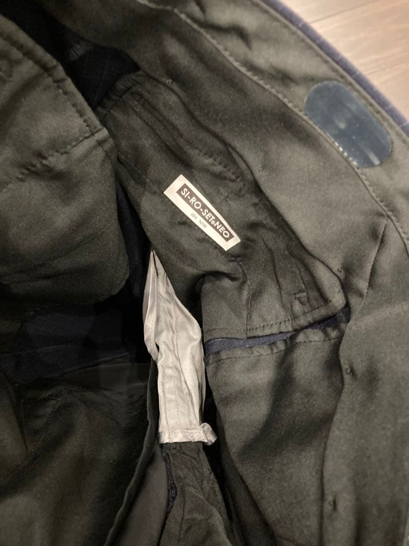 美品 LES MUES AB5 ネイビー 2パンツ メンズ スーツ