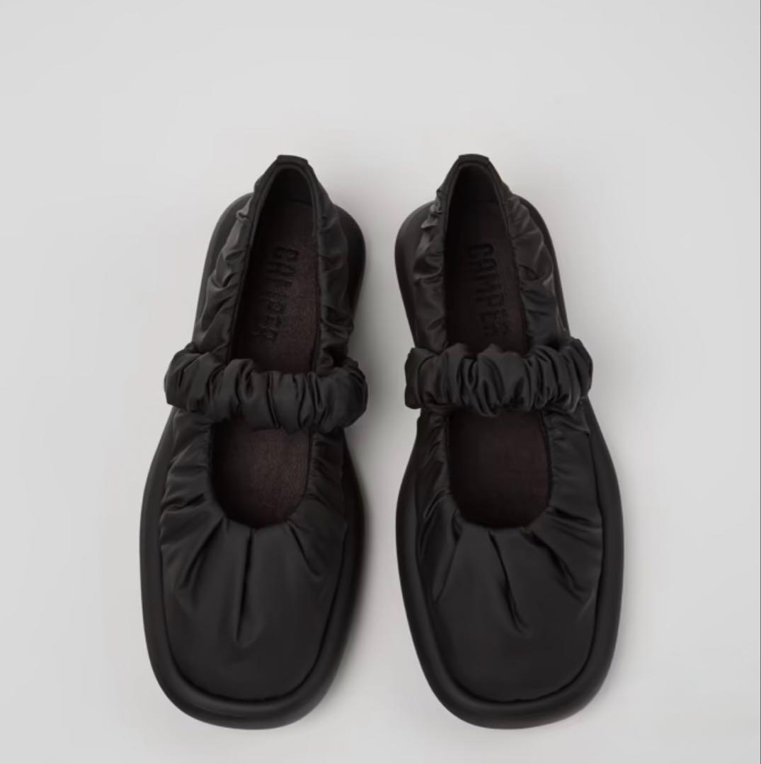 【美品】カンペール CAMPER ONDA / フラットシューズ ブラック39