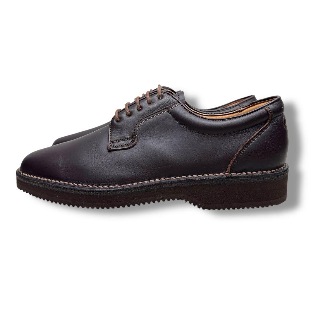 未使用■REGAL WALKER【26.0】本革 革靴 プレーントゥ ブラウン