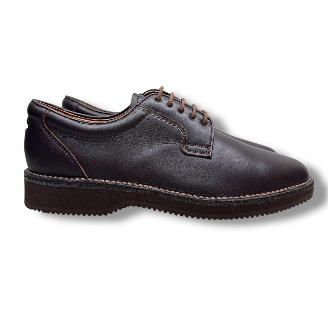 未使用■REGAL WALKER【26.0】本革 革靴 プレーントゥ ブラウン