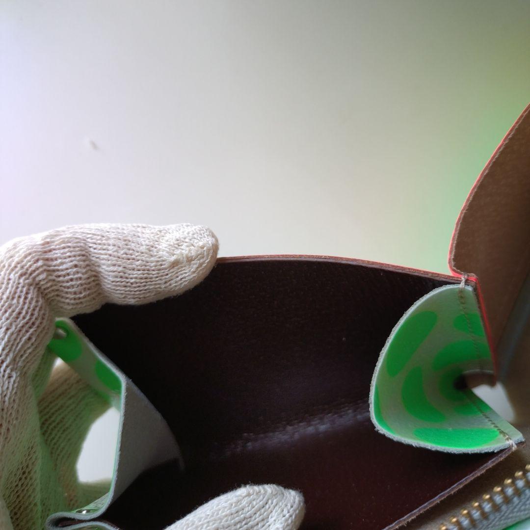 carmine カラフルドット２つ折り財布