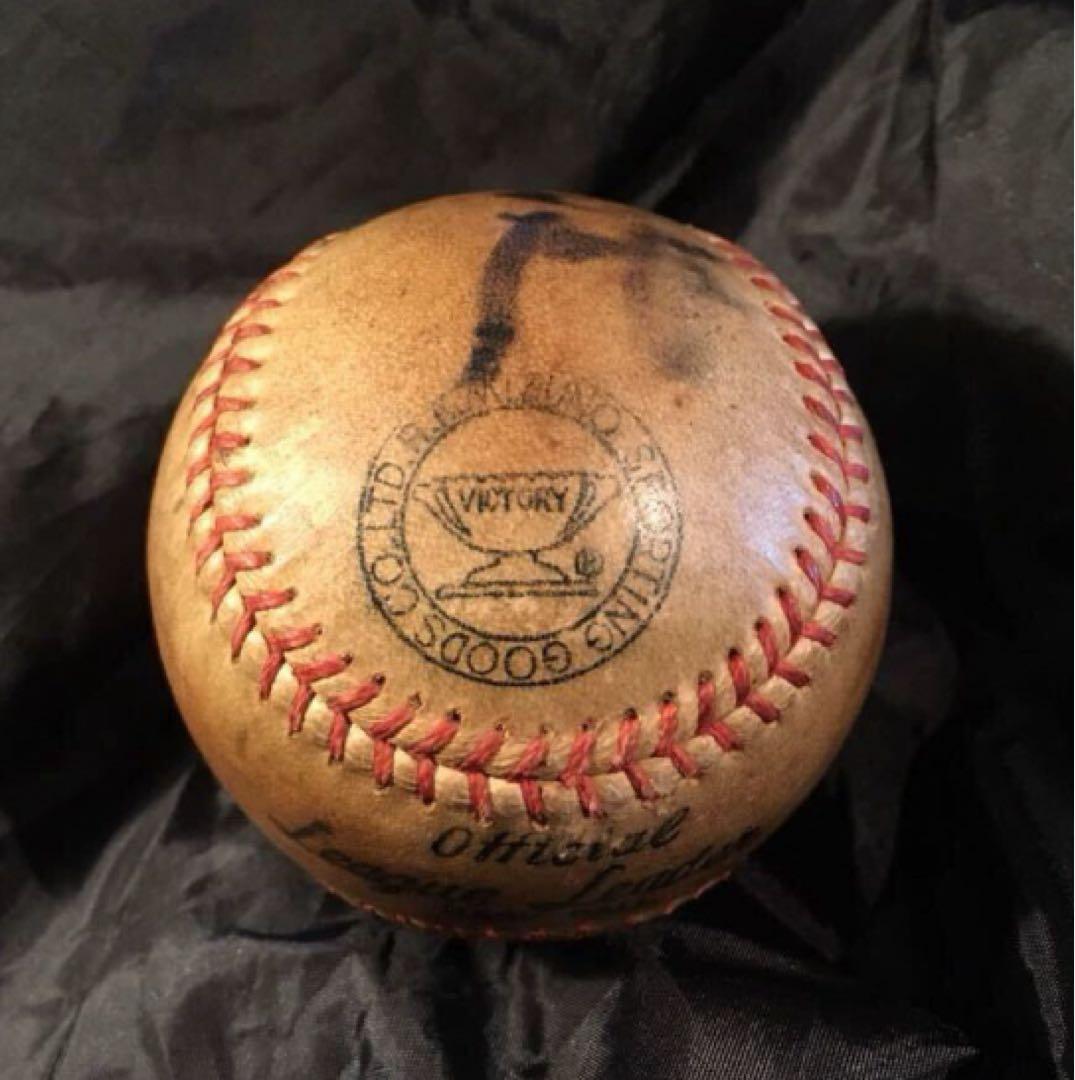 湯布院アンティーク V9プロ野球 長嶋茂雄×土井正三Wネームサインボール読売巨人