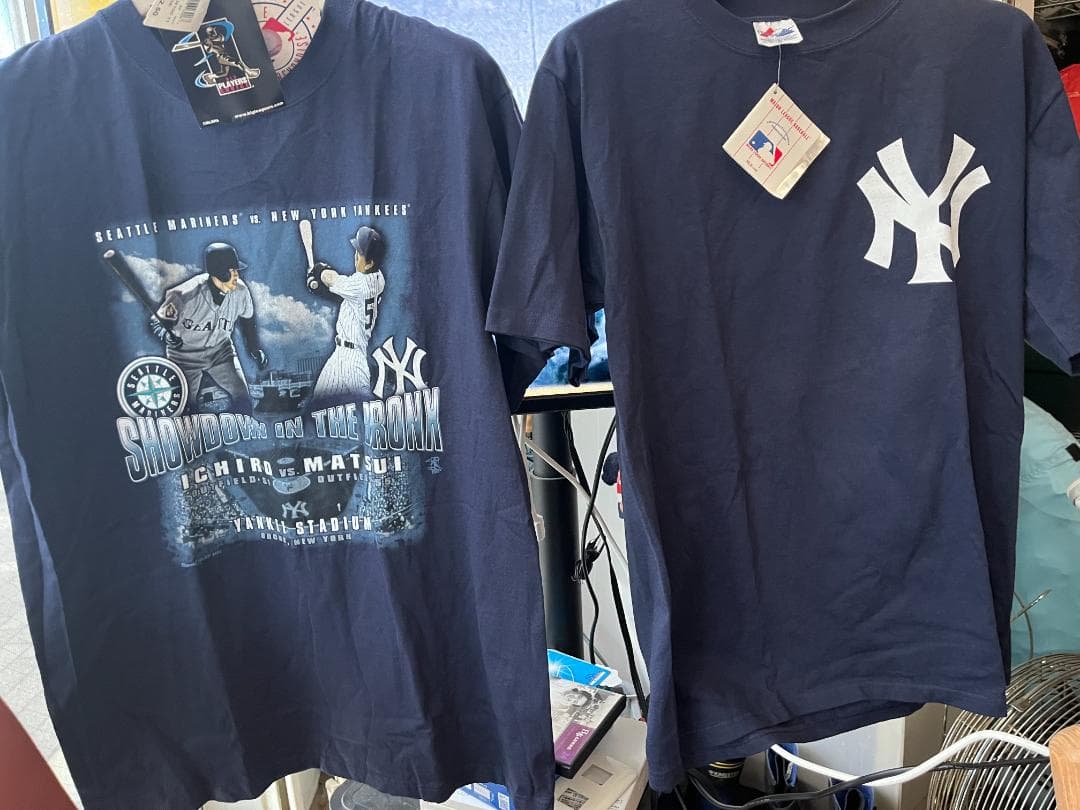 貴重　イチロー vs 松井秀喜　チーム対戦記念　MLB公式　Tシャツ　２枚