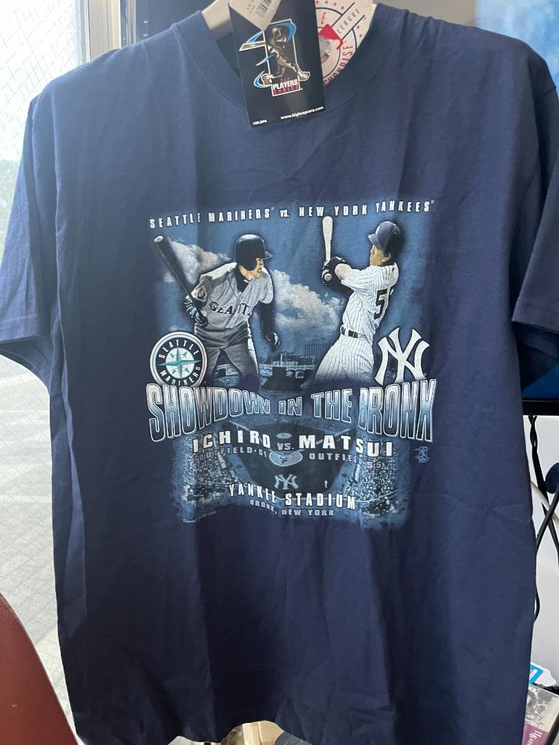 貴重　イチロー vs 松井秀喜　チーム対戦記念　MLB公式　Tシャツ　２枚