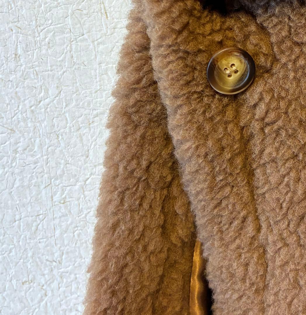 Max Mara テディベア ケープ TEBE キャメル