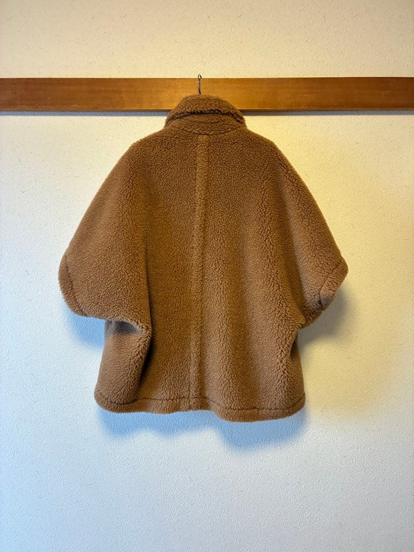 Max Mara テディベア ケープ TEBE キャメル