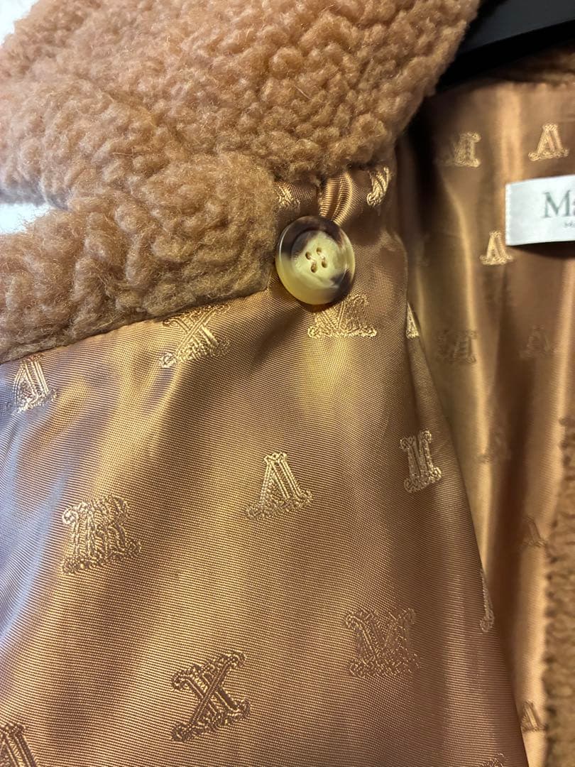 Max Mara テディベア ケープ TEBE キャメル