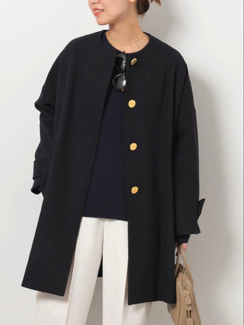 Traditional WeatherwearMALTON ノーカラーコート